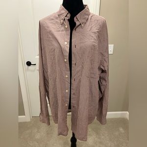 Eddie Bauer checked button down shirt, size XL